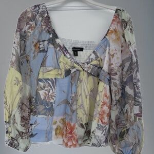 Puffed Sleeve Top
